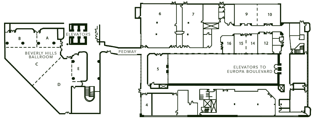 Meetings and Events - Virtual Tours Floor Plan